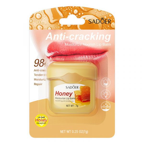 Moisturizing lip balm with honey extract SADOER.(32407)